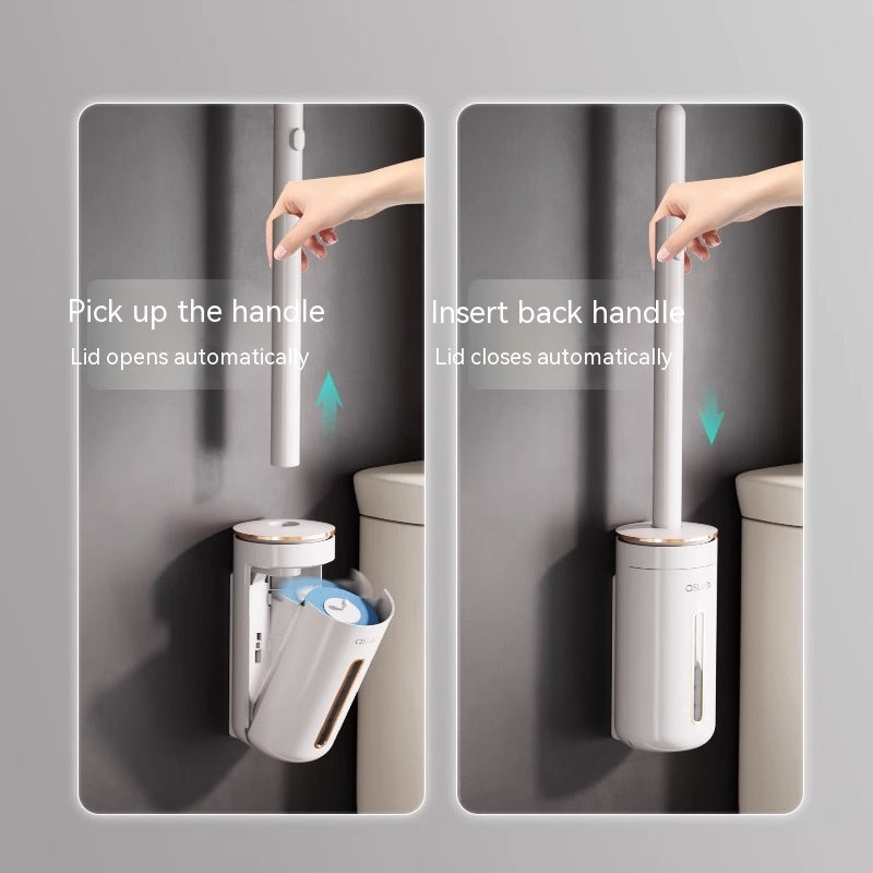 Disposable Toilet Brush Wall-mounted